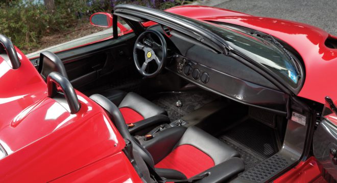 Ferrari F50 top down interior