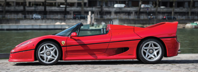 Lease a red Ferrari F50