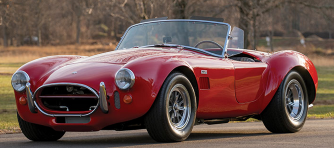 Red Shelby 427 Cobra financing