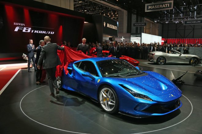 Model Preview Ferrari F8 Tributo Premier Financial Services