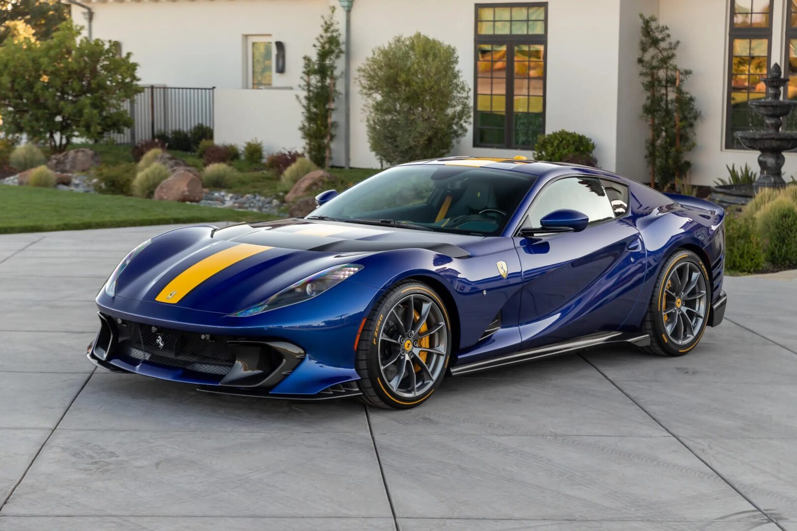 Blue Ferrari 812 Competizione