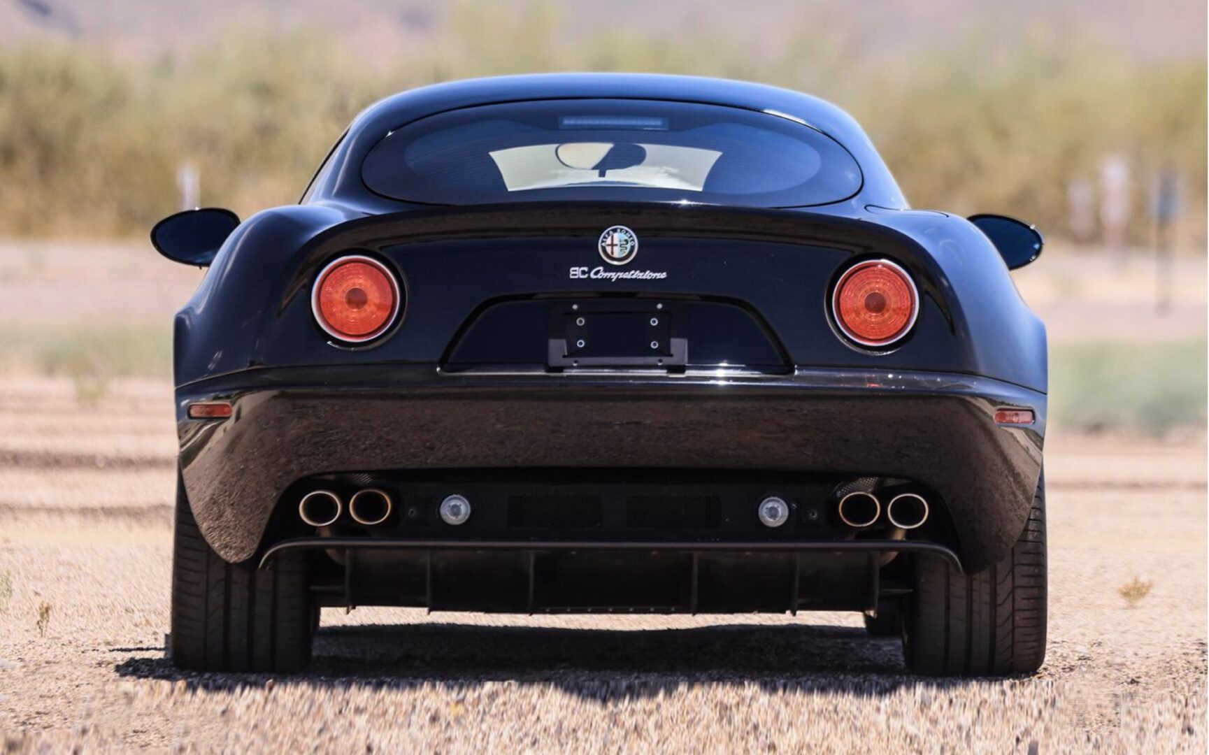 Black Alfa Romeo 8C Competizione