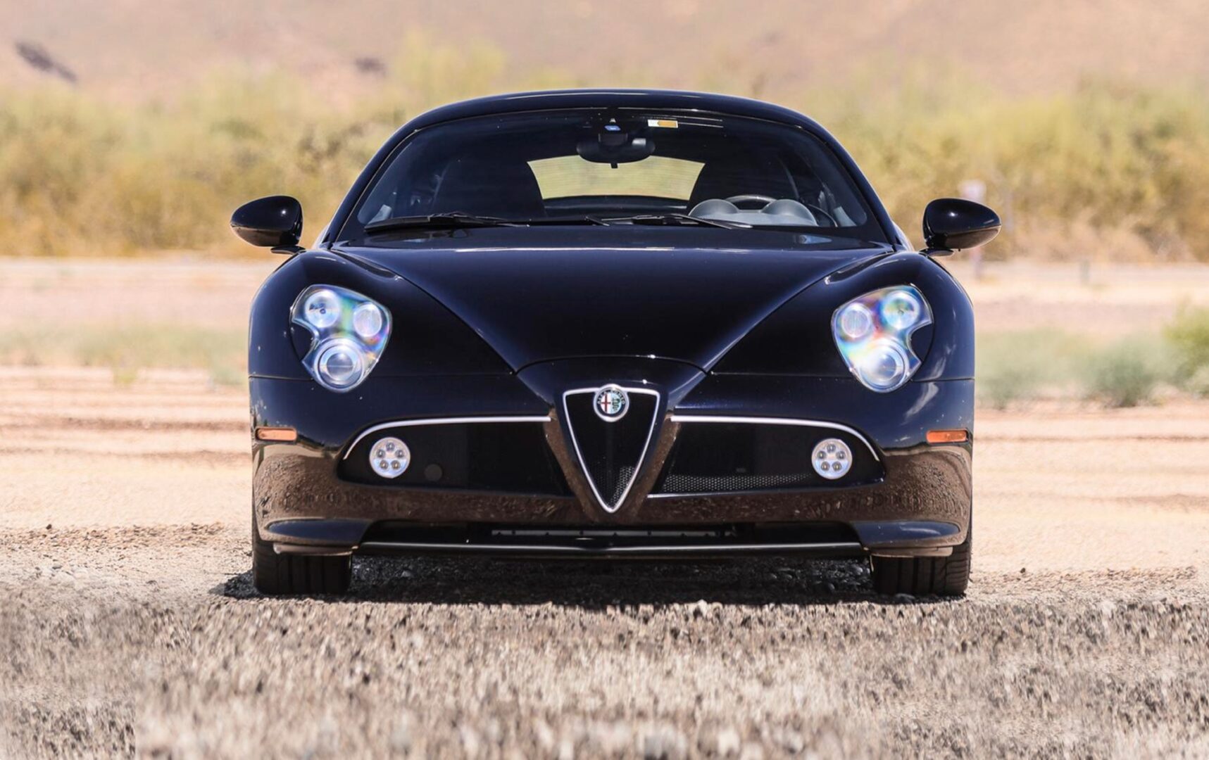 Black Alfa Romeo 8C Competizione