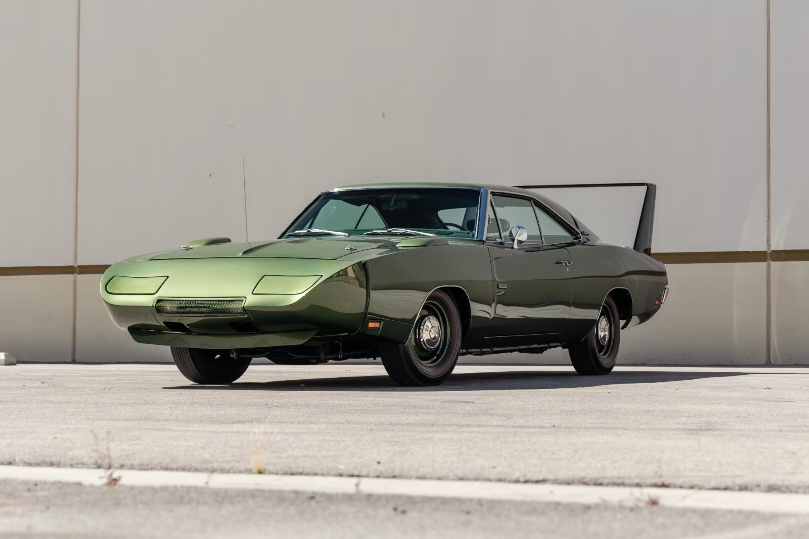 Green 1969 Dodge Charger Daytona