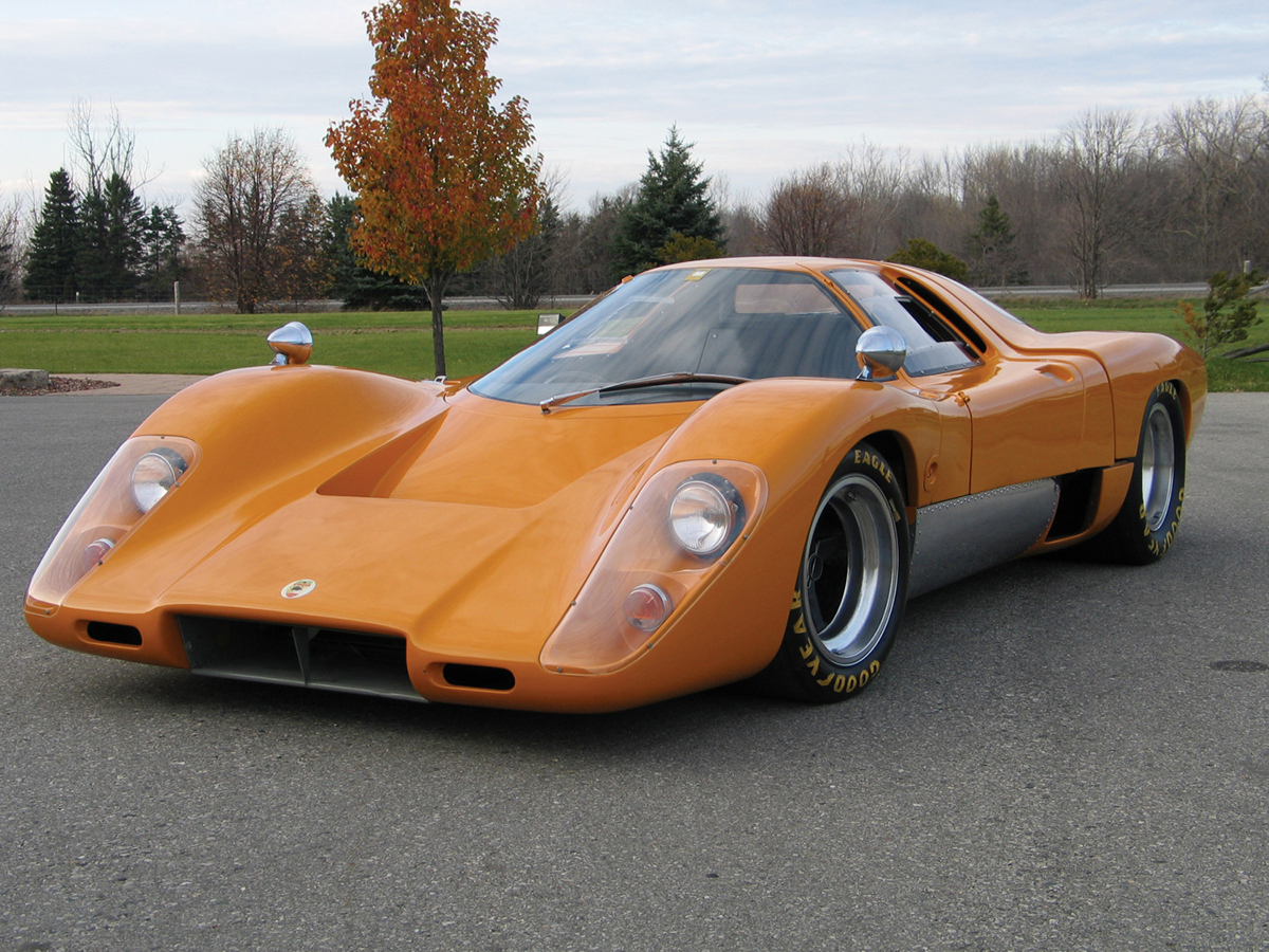 Orange 1970 McLaren M6GT