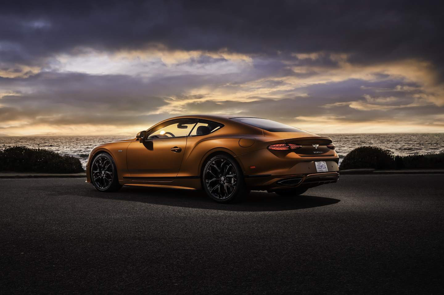 Orange 2025 Bentley Continental GT coupe