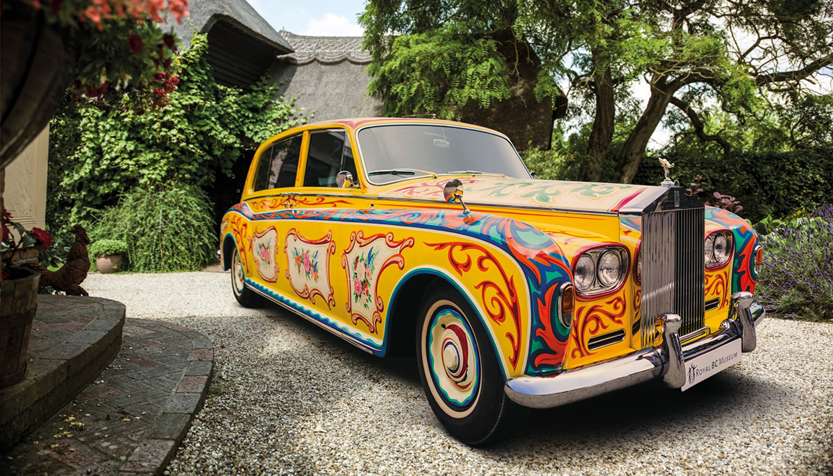 John Lennon’s custom-painted 1965 Rolls-Royce Phantom VI