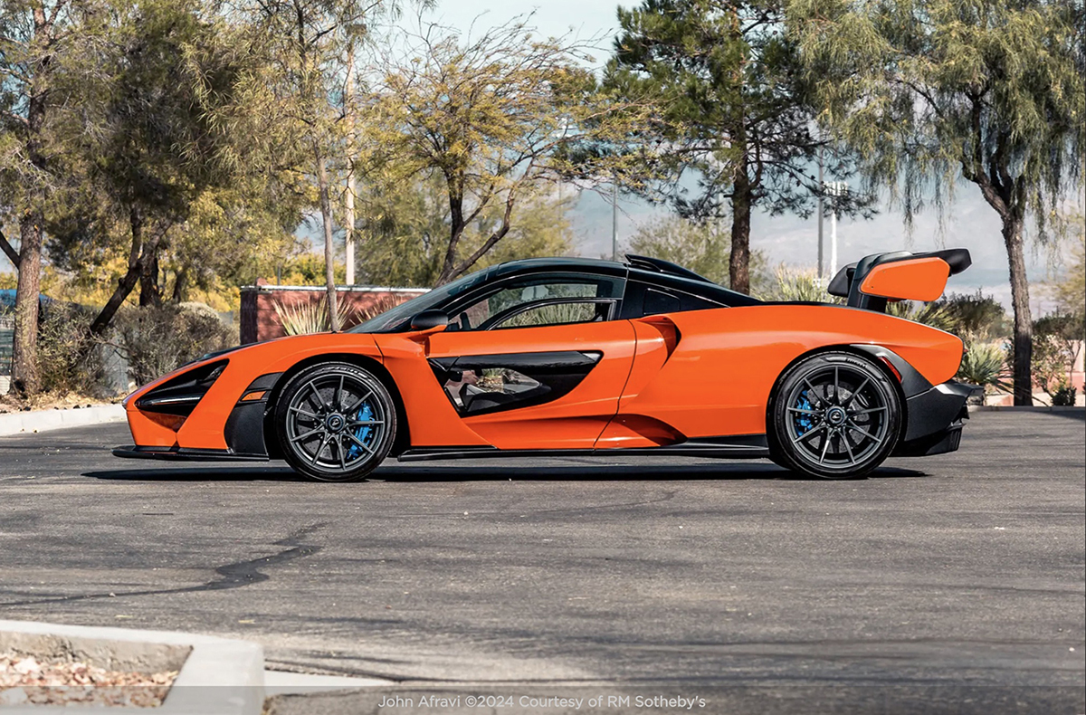 Orange McLaren left side profile