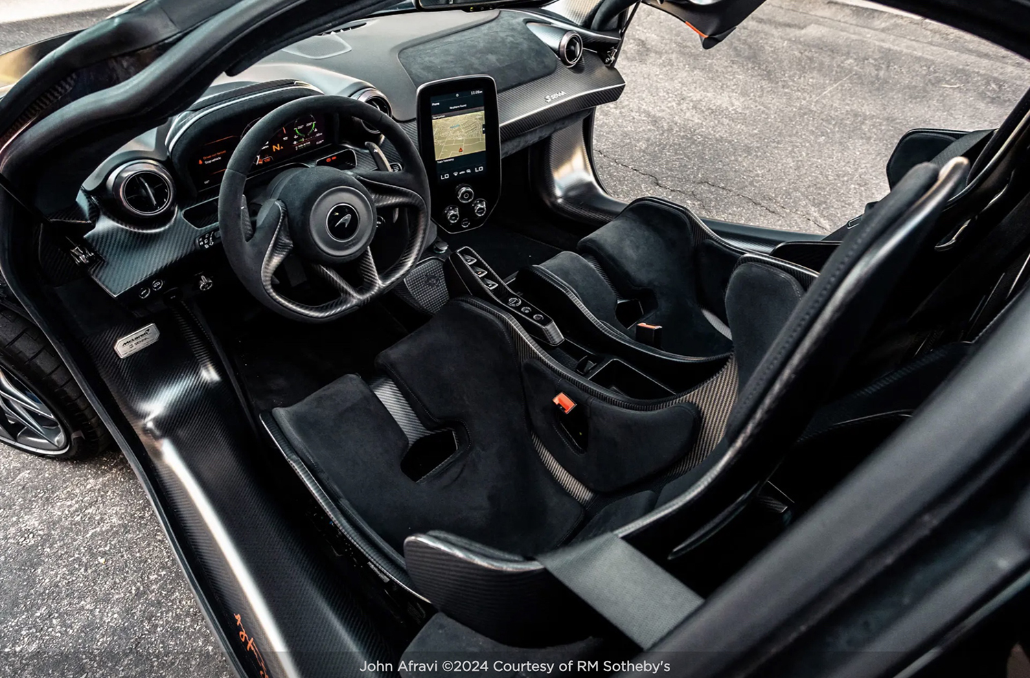 McLaren Senna interior view